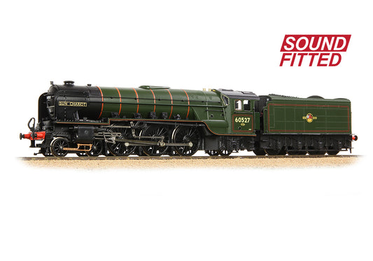 Bachmann 31-528BSF LNER Peppercorn A2 60527 'Sun Chariot' BR Lined Green (Late Crest) SOUND FITTED OO Gauge *PRE ORDER £276.21*