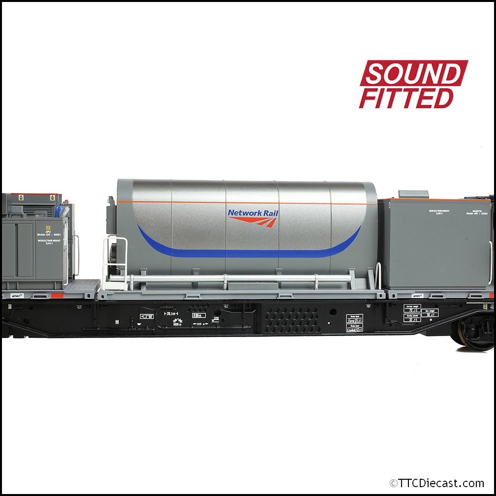 Bachmann 31-578SF Windhoff MPV 2-Car Set Network Rail Yellow, OO Gauge