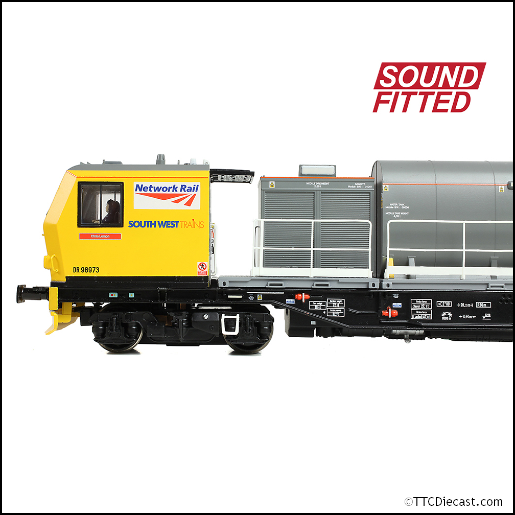 Bachmann 31-578SF Windhoff MPV 2-Car Set Network Rail Yellow, OO Gauge