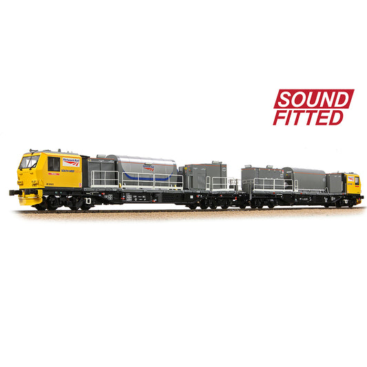 Bachmann 31-578SF Windhoff MPV 2-Car Set Network Rail Yellow, OO Gauge