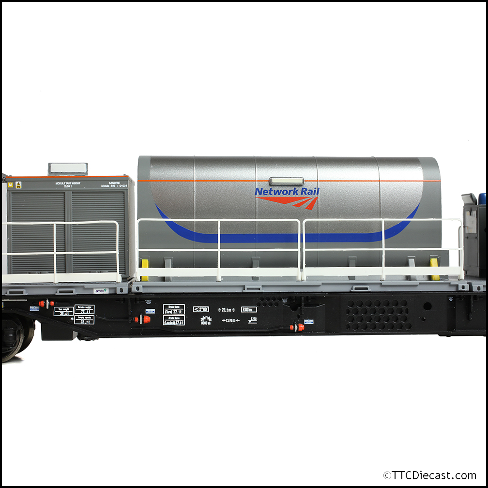 Bachmann 31-579 Windhoff MPV 2-Car Set Network Rail Orange, OO Gauge