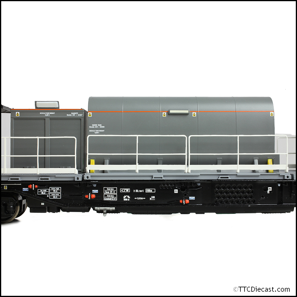 Bachmann 31-579 Windhoff MPV 2-Car Set Network Rail Orange, OO Gauge