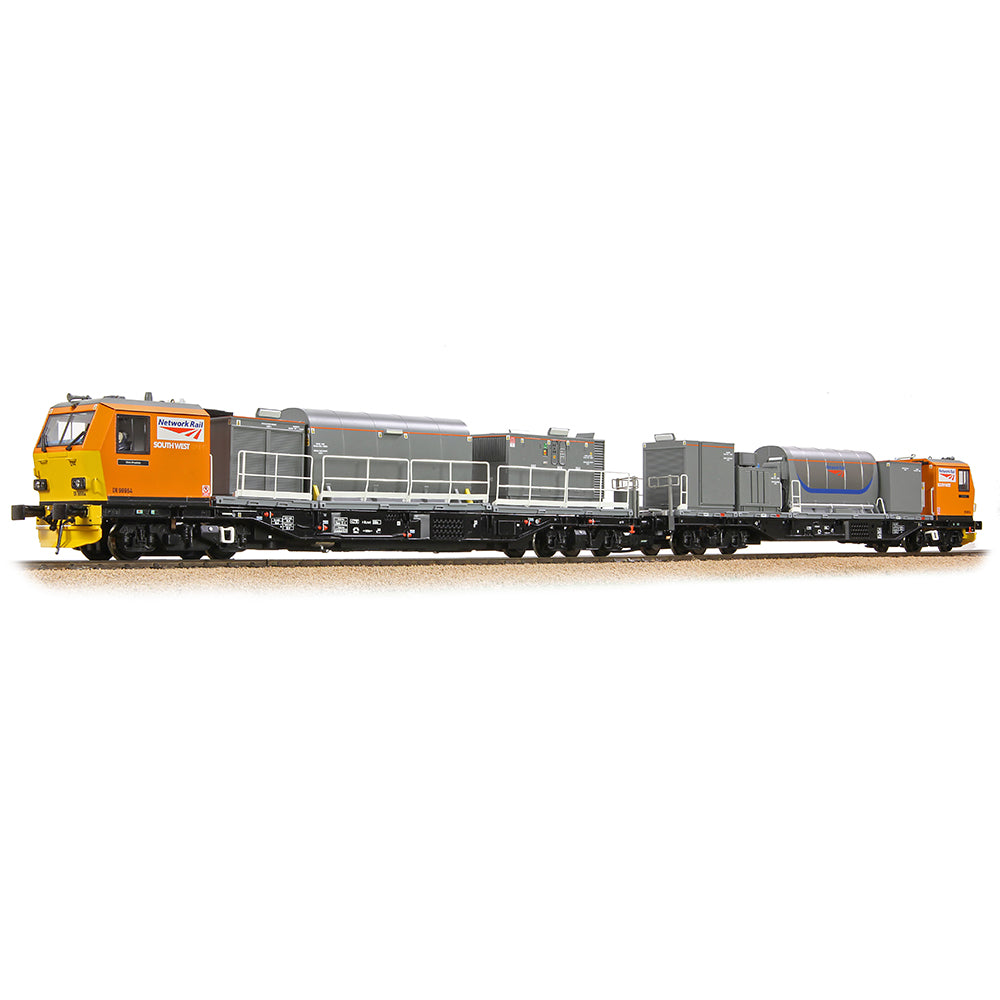 Bachmann 31-579 Windhoff MPV 2-Car Set Network Rail Orange, OO Gauge
