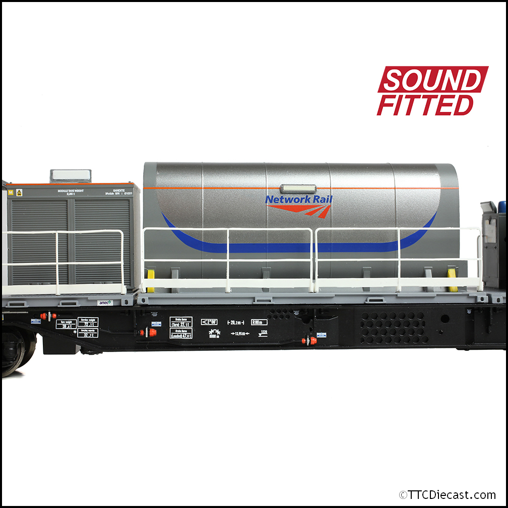 Bachmann 31-579SF Windhoff MPV 2-Car Set Network Rail Orange, OO Gauge