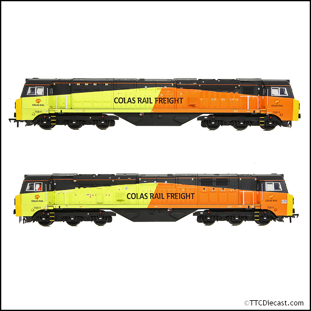 Bachmann 31-591A Class 70 with Air Intake Modifications 70811 Colas Rail Freight, OO Gauge *LAST FEW*