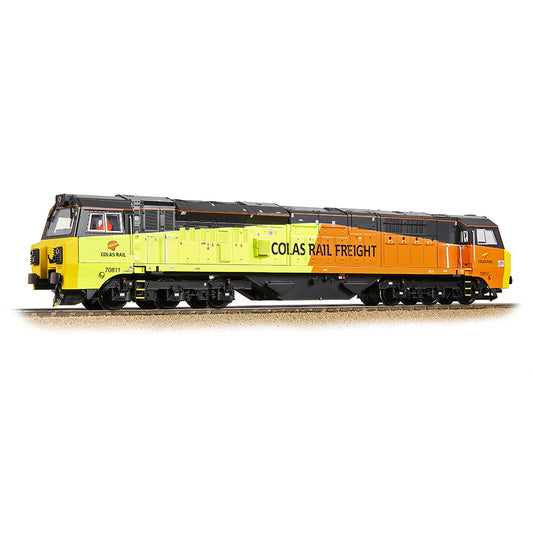 Bachmann 31-591A Class 70 with Air Intake Modifications 70811 Colas Rail Freight, OO Gauge *LAST FEW*