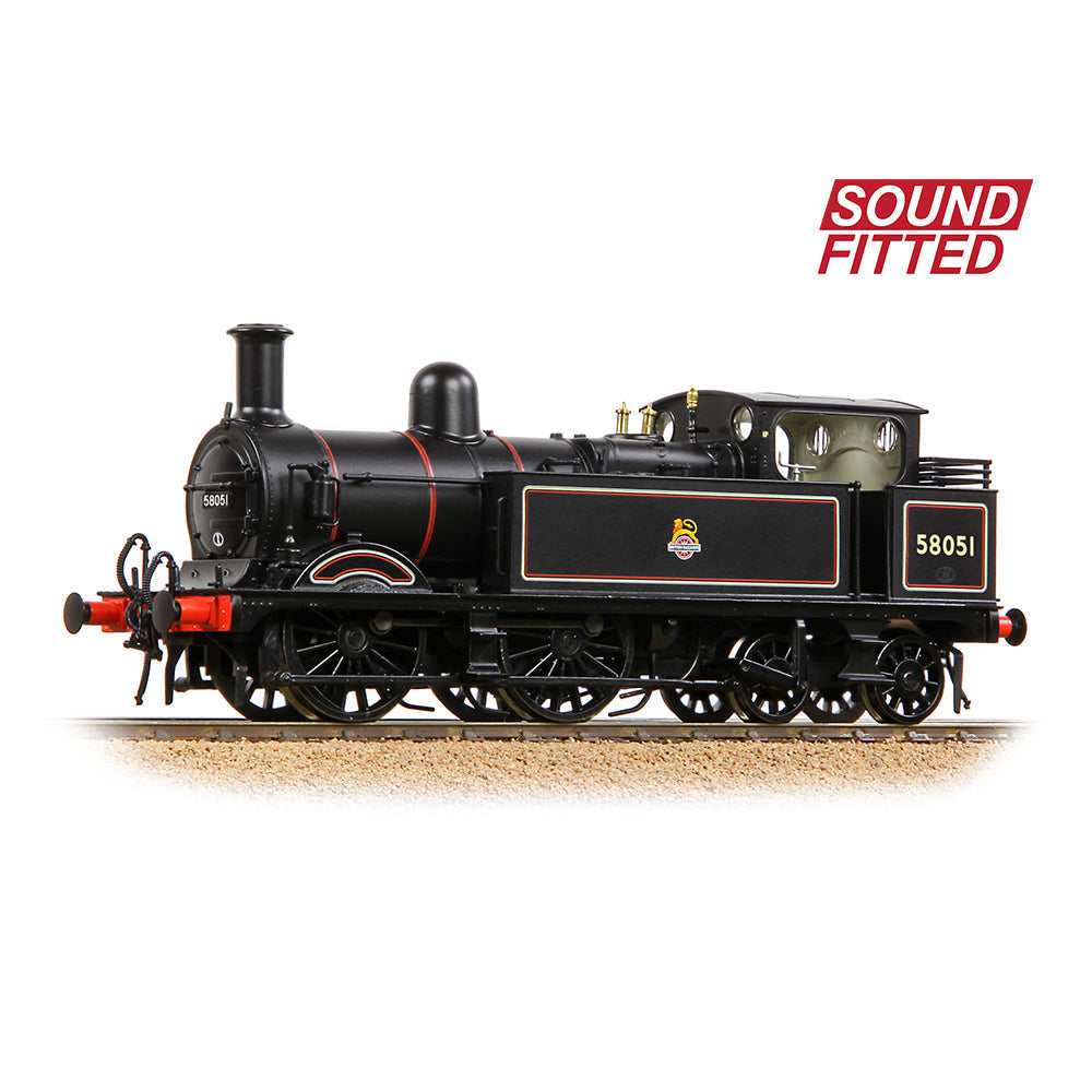 Bachmann 31-742ASF MR 1532 (1P) Tank 58051 BR Lined Black (Early Emblem), OO Gauge