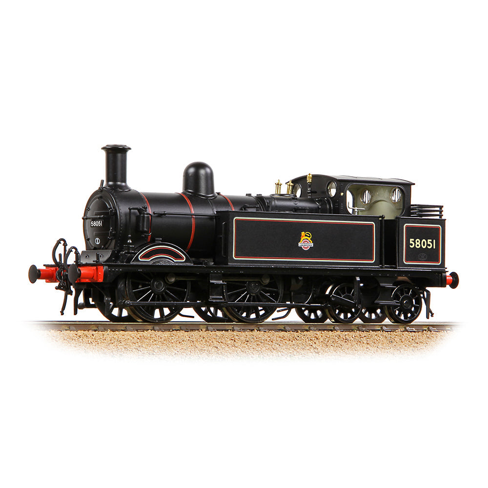 Bachmann 31-742A MR 1532 (1P) Tank 58051 BR Lined Black (Early Emblem), OO Gauge