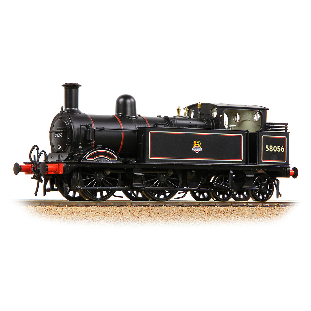 Bachmann 31-742B MR 1532 (1P) Tank 58056 BR Lined Black (Early Emblem), OO Gauge