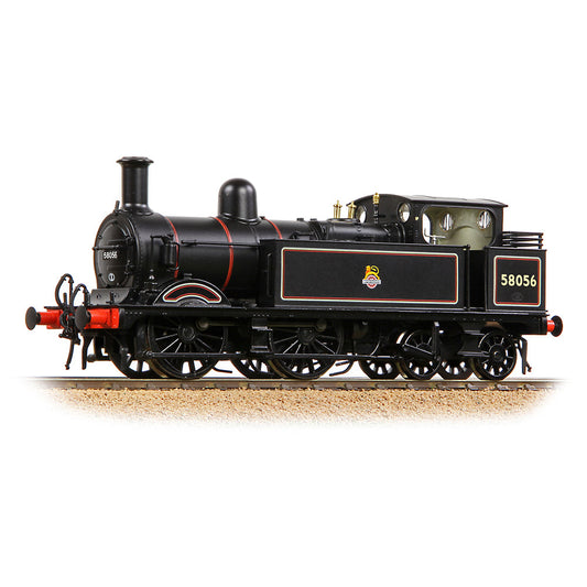 Bachmann 31-742B MR 1532 (1P) Tank 58056 BR Lined Black (Early Emblem), OO Gauge