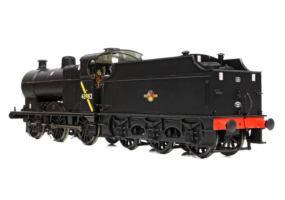 Bachmann 31-884A MR 3835 (4F) with Fowler Tender 43982 BR Black (Late Crest) OO Gauge