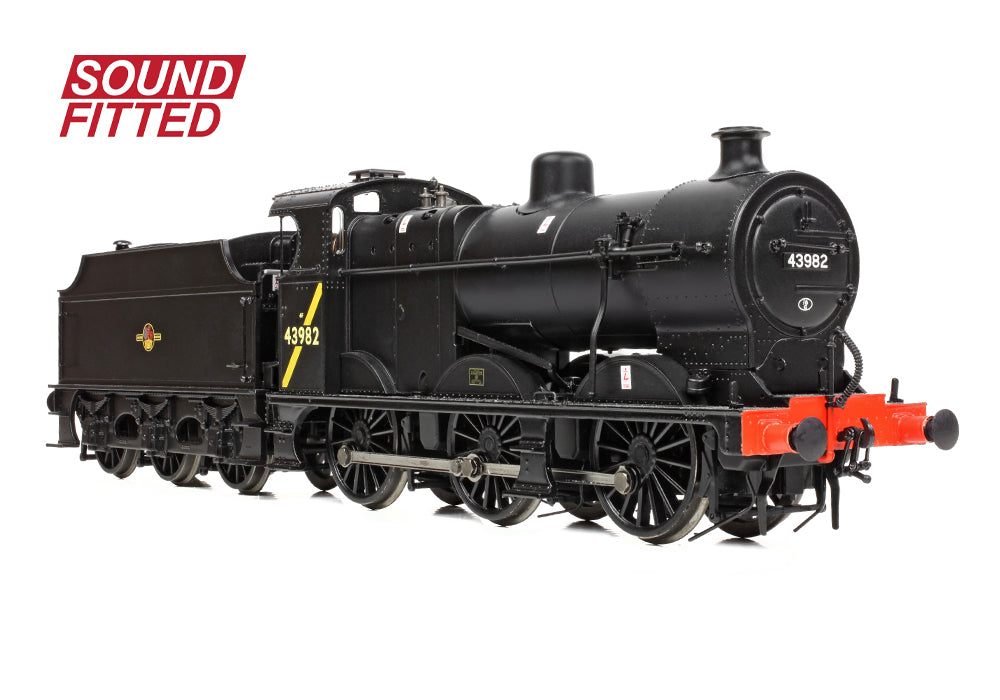Bachmann 31-884ASF MR 3835 (4F) with Fowler Tender 43982 BR Black (Late Crest) SOUND FITTED OO Gauge