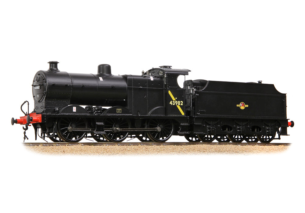 Bachmann 31-884A MR 3835 (4F) with Fowler Tender 43982 BR Black (Late Crest) OO Gauge