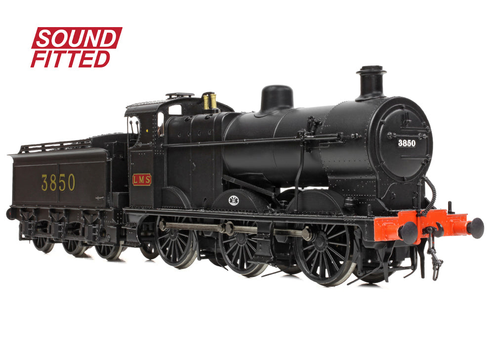 Bachmann 31-885SF MR 3835 (4F) with Johnson-Deeley Tender 3850 LMS Black (MR Numerals) SOUND FITTED OO Gauge
