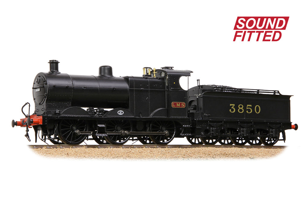 Bachmann 31-885SF MR 3835 (4F) with Johnson-Deeley Tender 3850 LMS Black (MR Numerals) SOUND FITTED OO Gauge