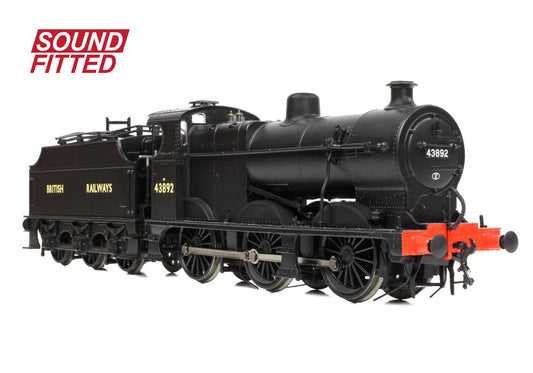 Bachmann 31-886SF MR 3835 (4F) with Fowler Tender 43892 BR Black (British Railways) SOUND FITTED OO Gauge