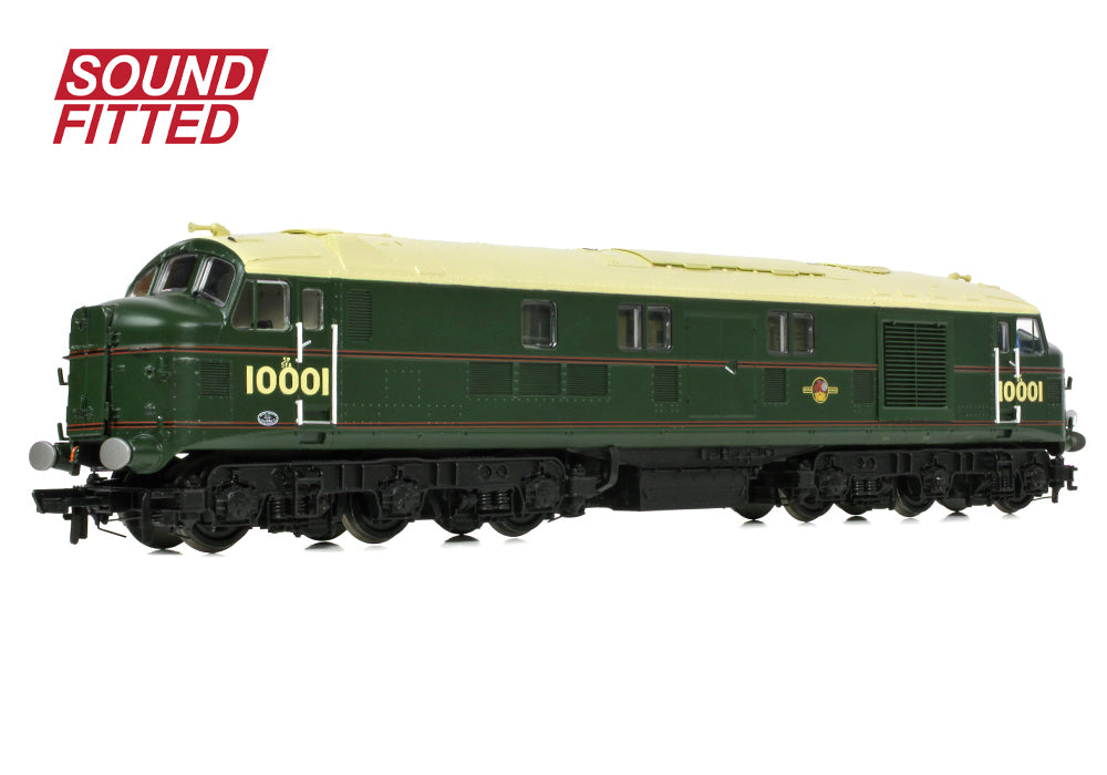 Bachmann 31-995ASF LMS 10001 BR Lined Green (Late Crest) SOUND FITTED OO Gauge