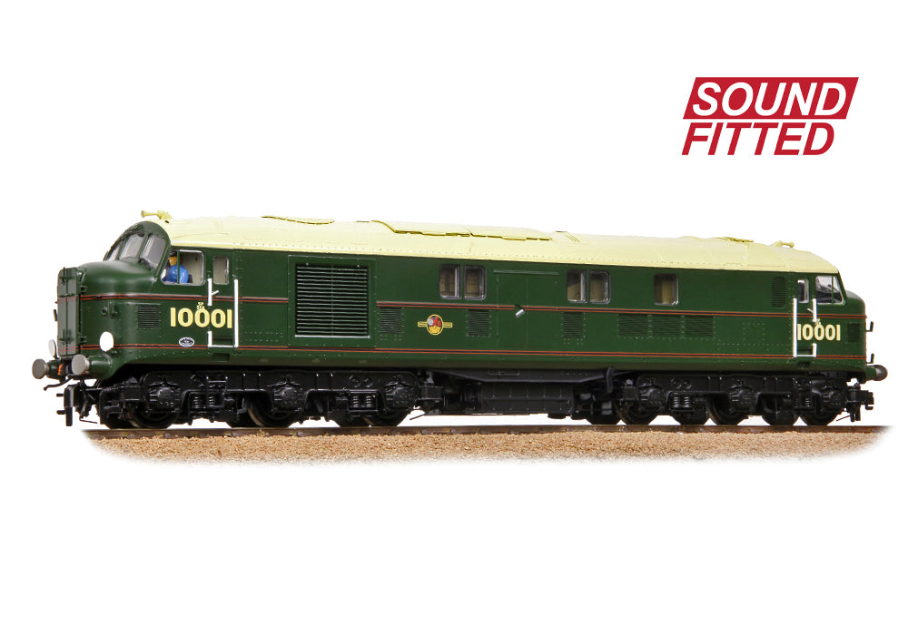 Bachmann 31-995ASF LMS 10001 BR Lined Green (Late Crest) SOUND FITTED OO Gauge