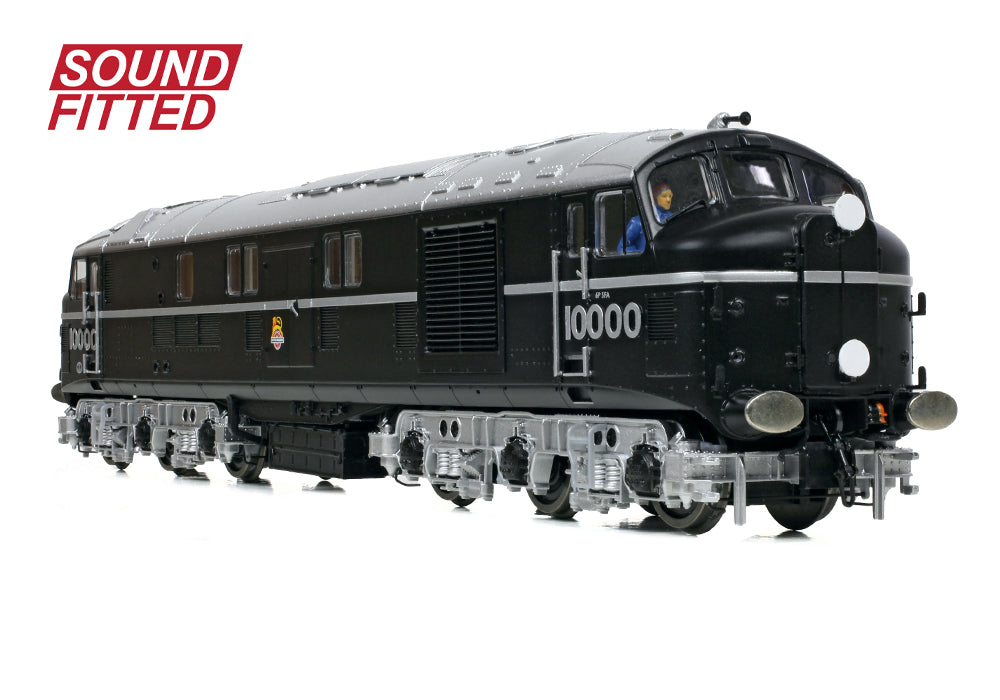Bachmann 31-999ASF LMS 10000 BR Black (Early Emblem) SOUND FITTED OO Gauge