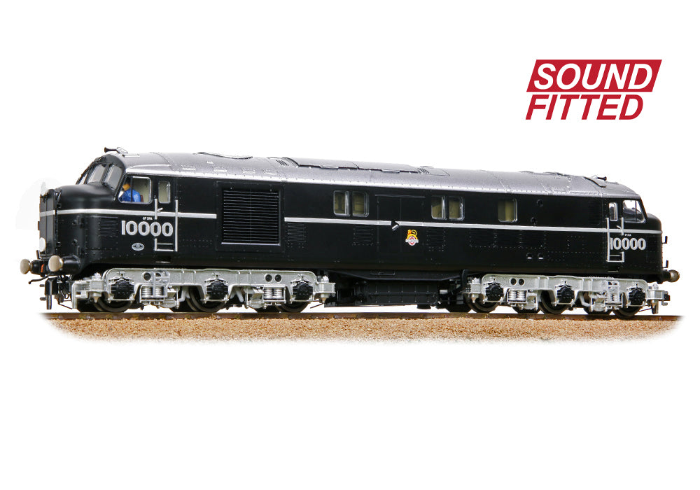 Bachmann 31-999ASF LMS 10000 BR Black (Early Emblem) SOUND FITTED OO Gauge