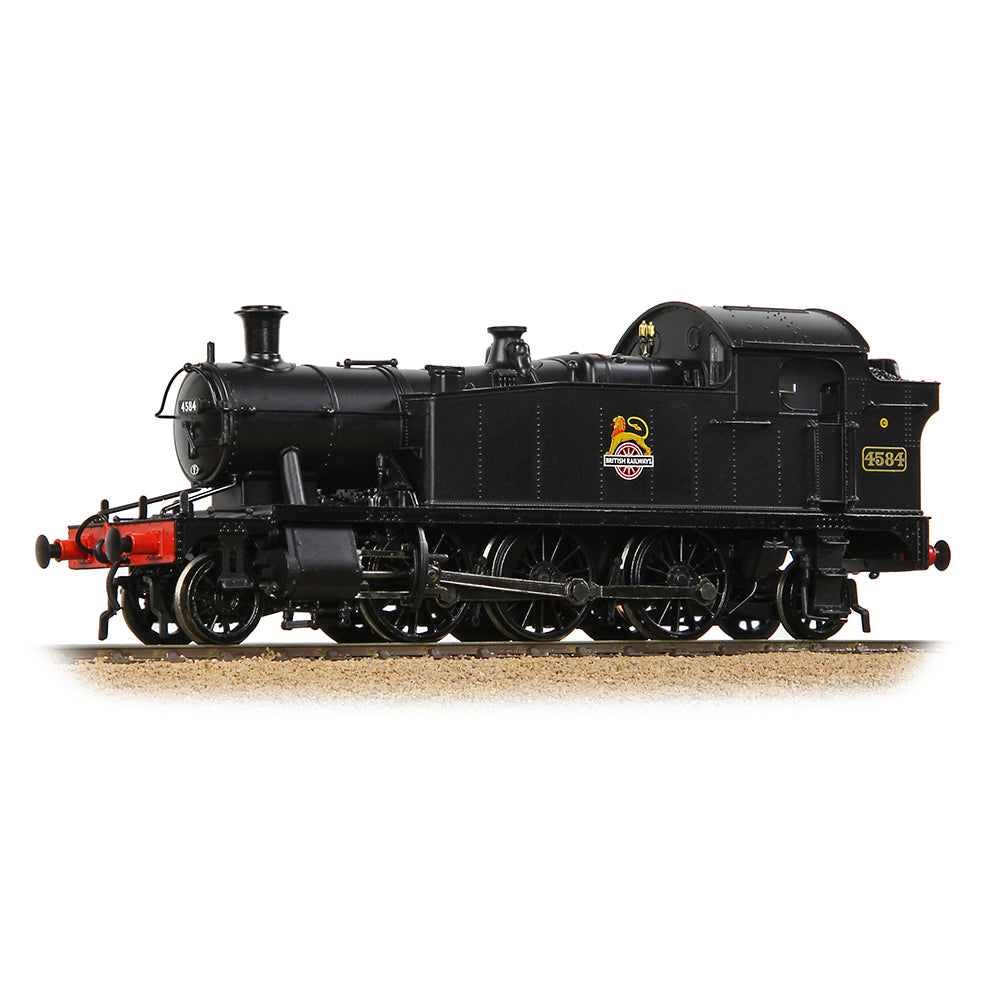 Bachmann 32-137B GWR 4575 Prairie Tank 4584 BR Black (Early Emblem), OO Gauge
