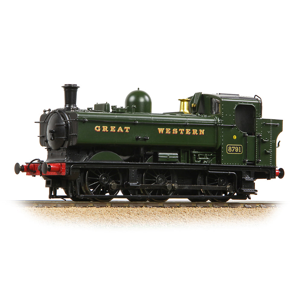 Bachmann 32-204A GWR 8750 Pannier Tank 8791 GWR Green (Great Western) - OO
