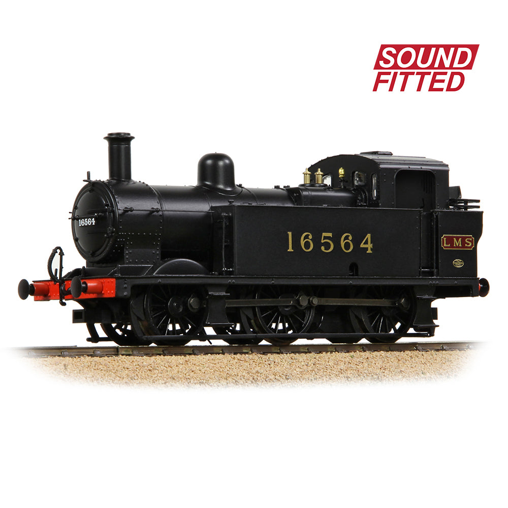 Bachmann 32-227CSF LMS Fowler 3F (Jinty) 16564 LMS Black, OO Gauge