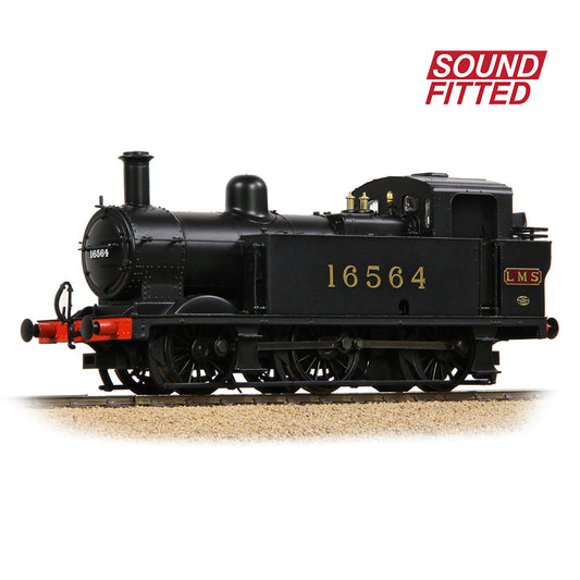 Bachmann 32-227CSF LMS Fowler 3F (Jinty) 16564 LMS Black, OO Gauge