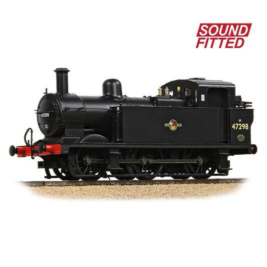 Bachmann 32-232ASF LMS Fowler 3F (Jinty) 47298 BR Black (Late Crest), OO Gauge