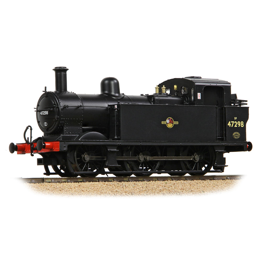 Bachmann 32-232A LMS Fowler 3F (Jinty) 47298 BR Black (Late Crest), OO Gauge