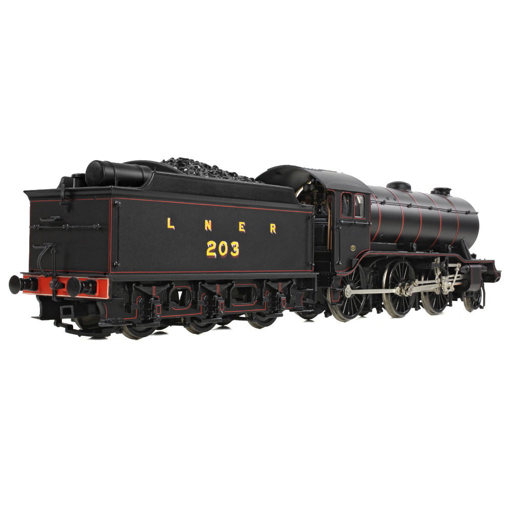Bachmann 32-279B LNER K3 Flared Tender 203 LNER Lined Black, OO Gauge