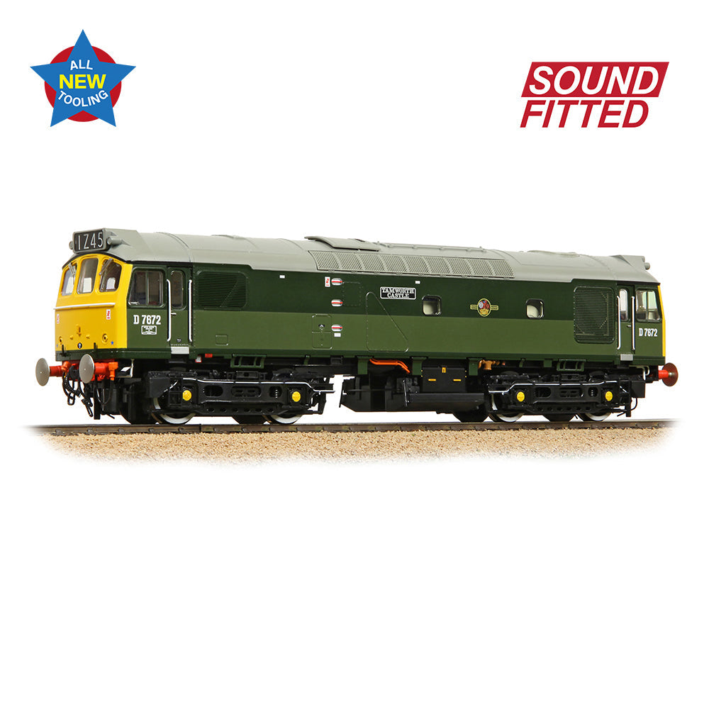 Bachmann 32-334SF Class 25/3 D7672 'Tamworth Castle' BR Two-Tone Green, OO Gauge