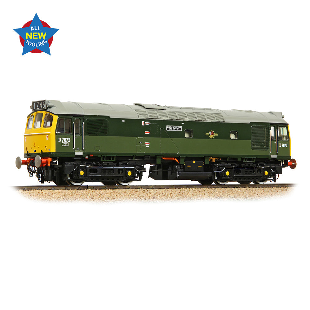 Bachmann 32-334 Class 25/3 D7672 'Tamworth Castle' BR Two-Tone Green, OO Gauge