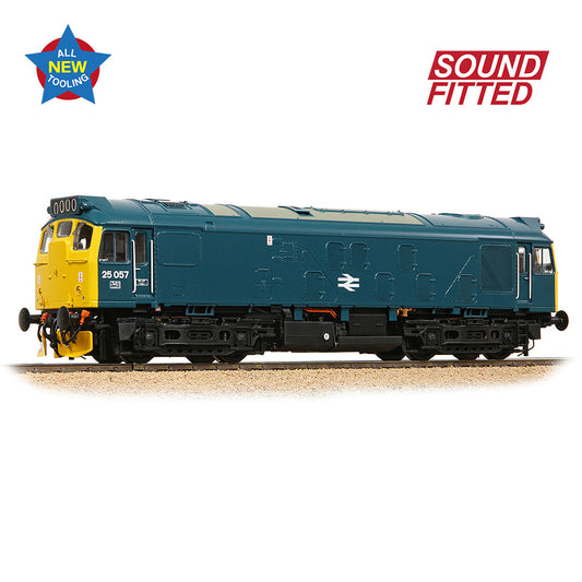 Bachmann 32-340ASF Class 25/1 25057 BR Blue, OO Gauge