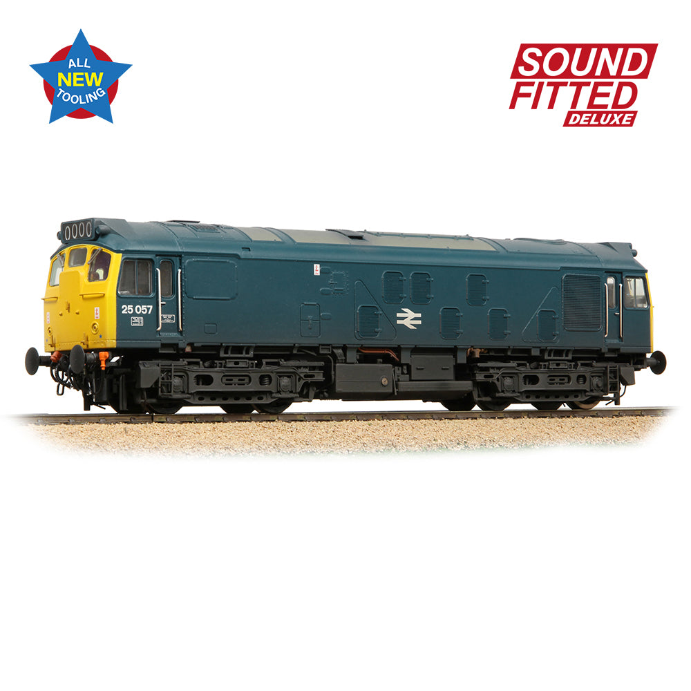 Bachmann 32-340SFX Class 25/1 25057 BR Blue [W], OO Gauge