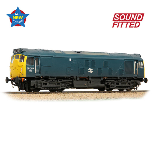 Bachmann 32-340SF Class 25/1 25057 BR Blue [W], OO Gauge