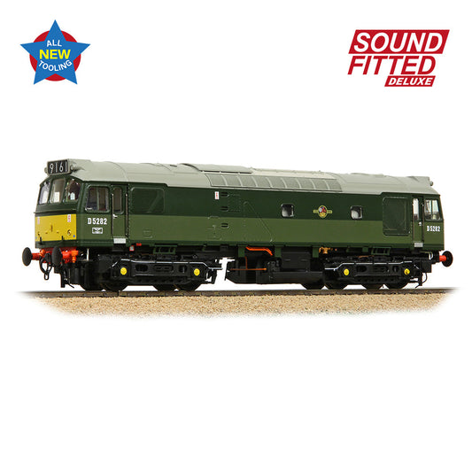 Bachmann 32-341SFX Class 25/2 D5282 BR Two-Tone Green (SYE), OO Gauge