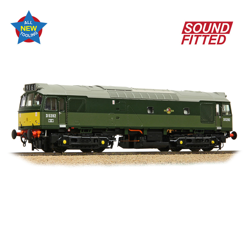 Bachmann 32-341SF Class 25/2 D5282 BR Two-Tone Green (SYE), OO Gauge