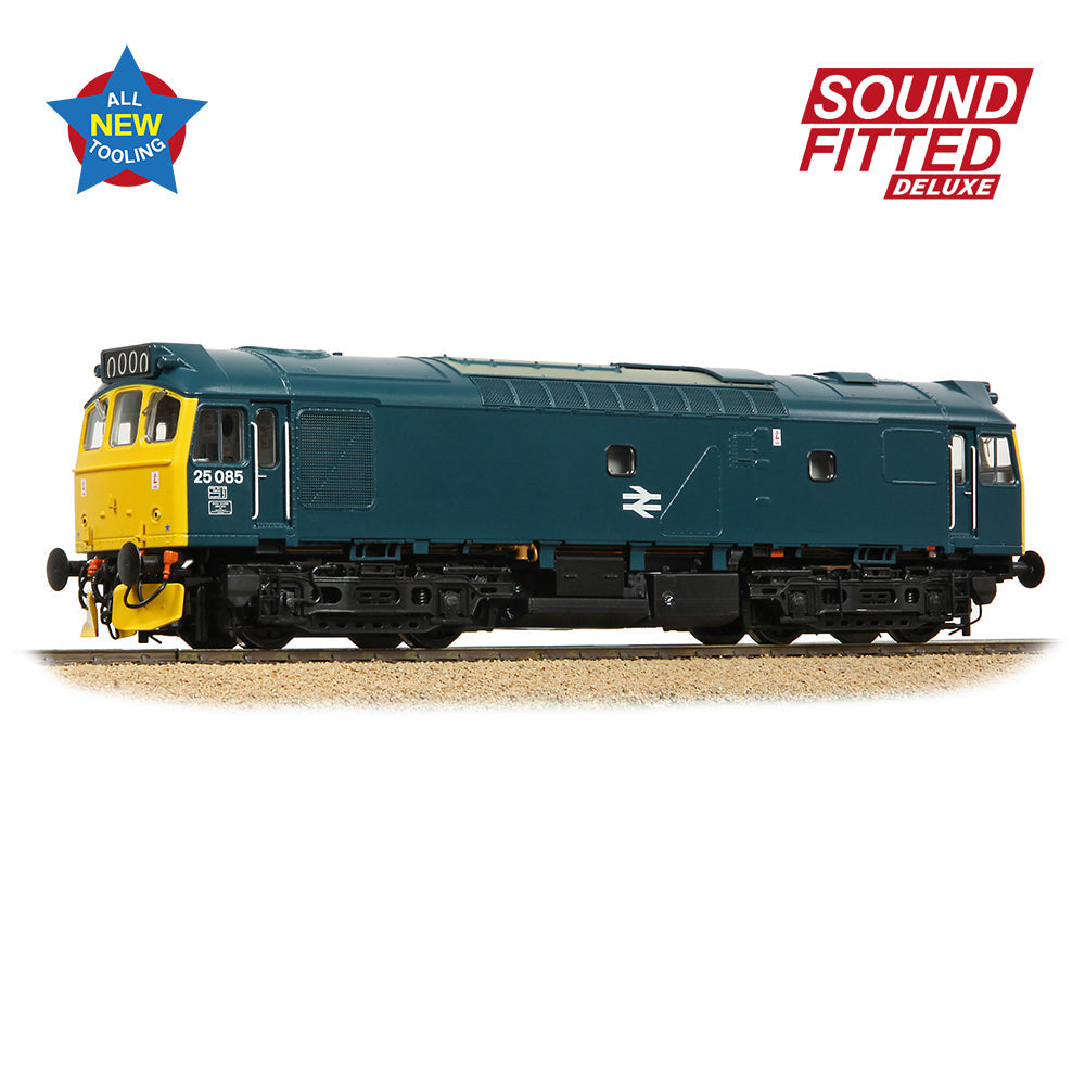 Bachmann 32-344SFX Class 25/2 25085 BR Blue, OO Gauge