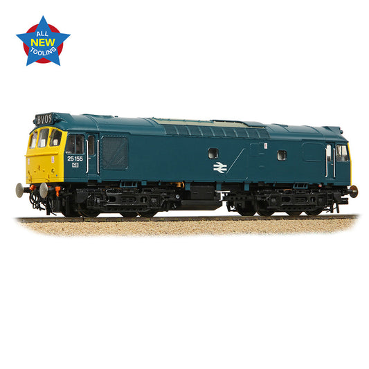 Bachmann 32-345 Class 25/2 25155 BR Blue, OO Gauge