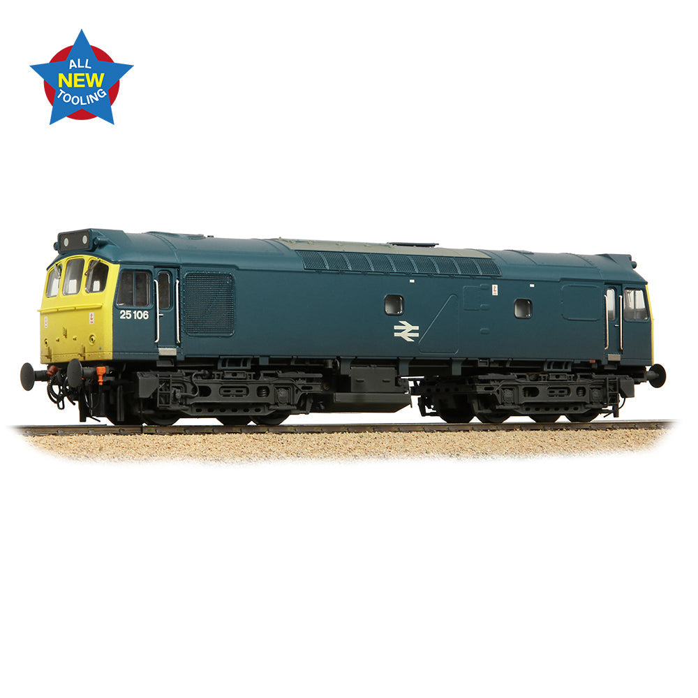 Bachmann 32-346 Class 25/2 25106 BR Blue [W], OO Gauge