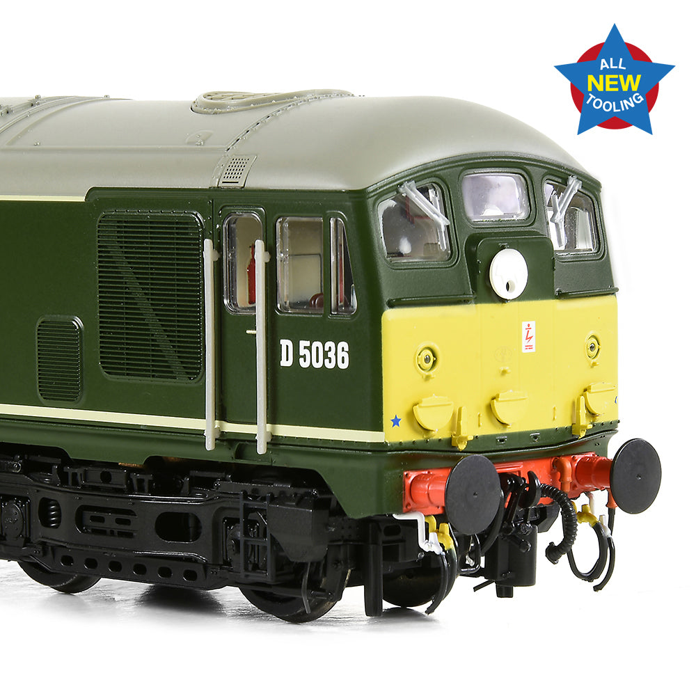 Bachmann 32-415 Class 24/0 D5036 Disc Headcode BR Green (Small Yellow Panels) *LAST FEW*