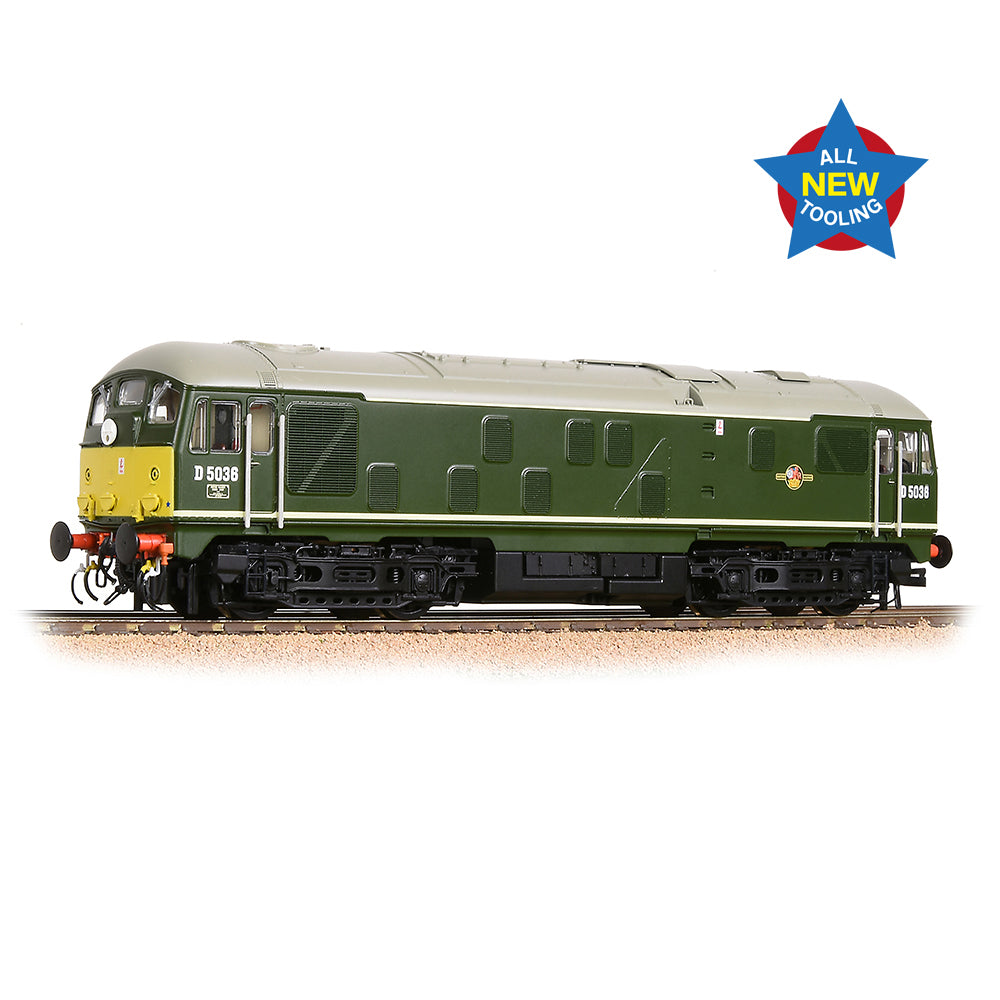 Bachmann 32-415 Class 24/0 D5036 Disc Headcode BR Green (Small Yellow Panels) *LAST FEW*