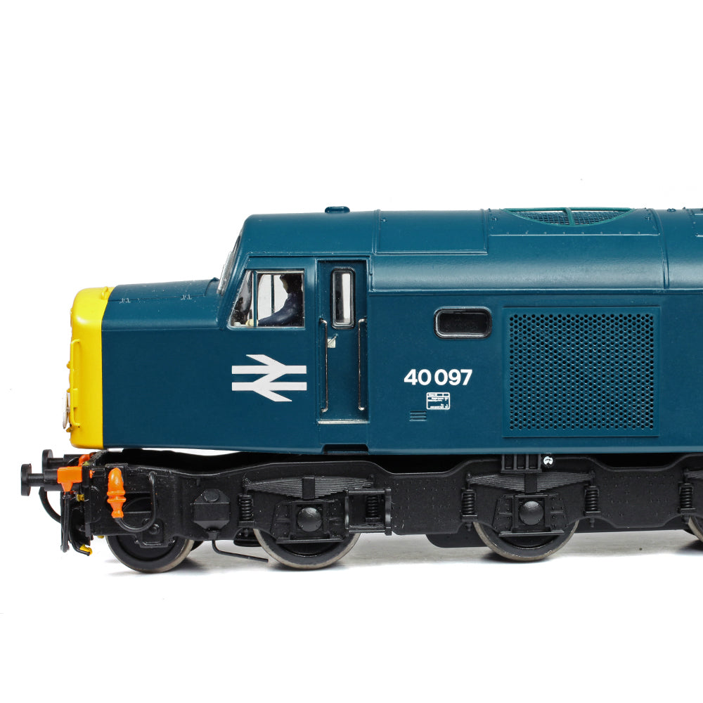Bachmann 32-489 Class 40 Disc Headcode 40097 BR Blue OO Gauge, OO Gauge