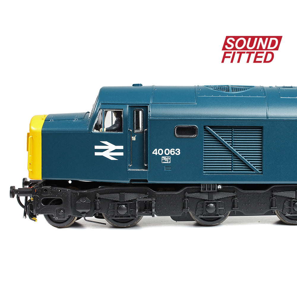 Bachmann 32-490SF Class 40 Centre Headcode (ScR) 40063 BR Blue, OO Gauge *LAST FEW*
