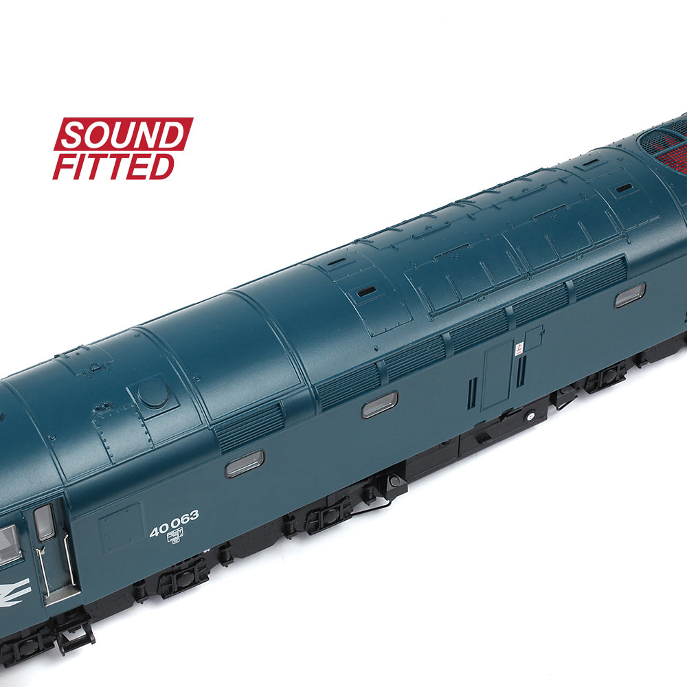 Bachmann 32-490SF Class 40 Centre Headcode (ScR) 40063 BR Blue, OO Gauge *LAST FEW*