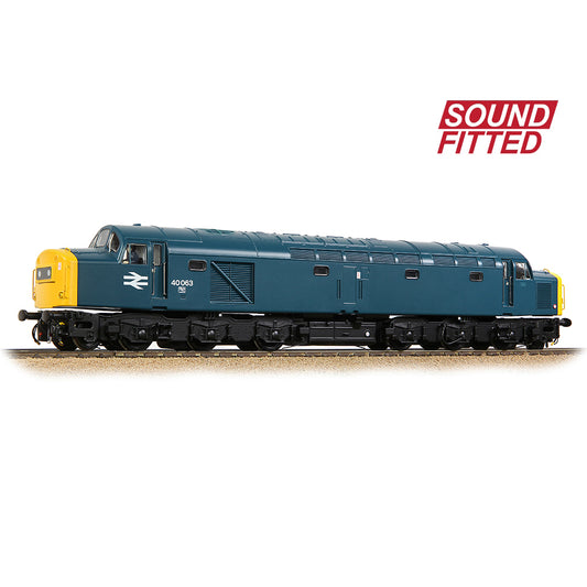 Bachmann 32-490SF Class 40 Centre Headcode (ScR) 40063 BR Blue, OO Gauge *LAST FEW*
