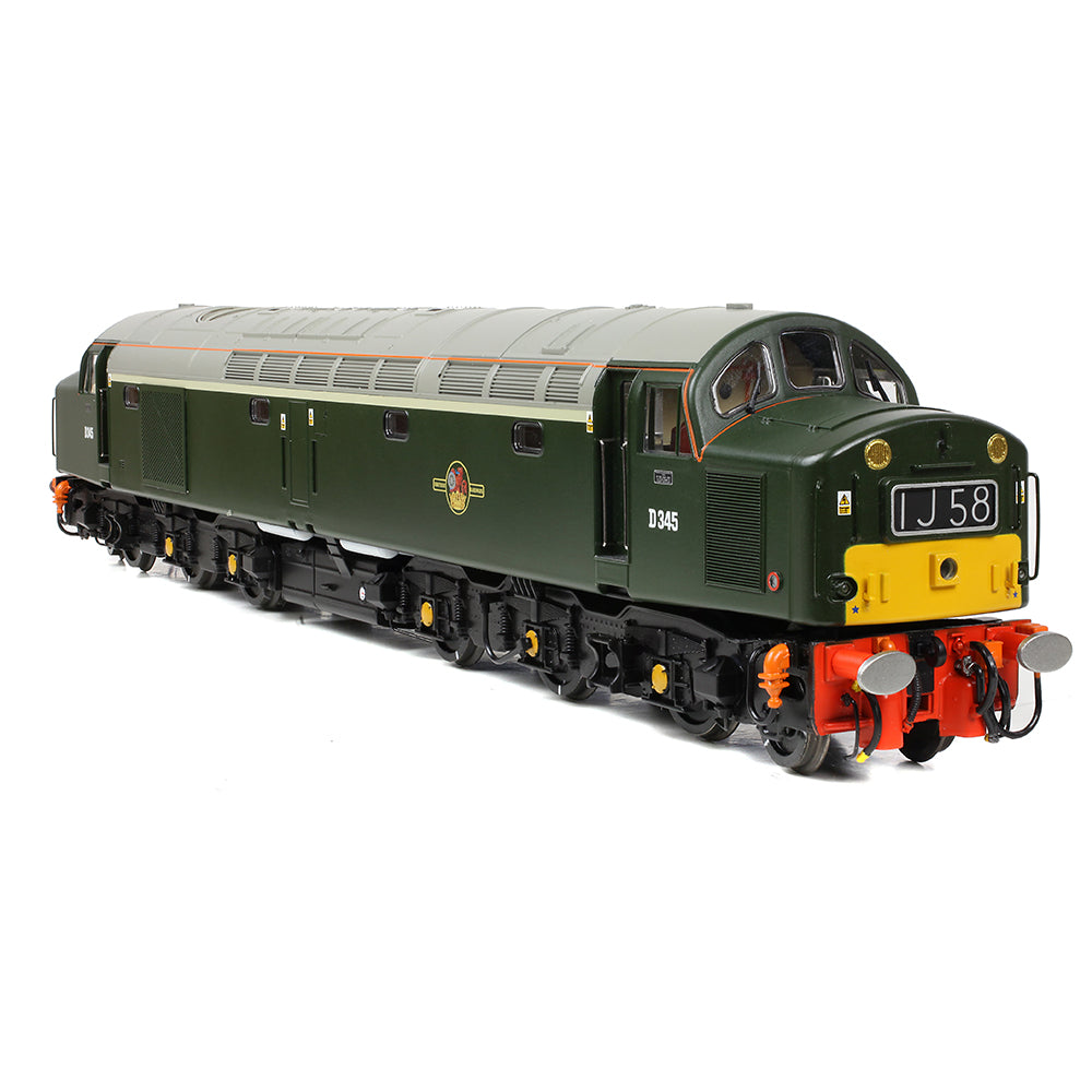 Bachmann 32-491 Class 40 Centre Headcode D345 BR Green (Small Yellow Panels), OO Gauge