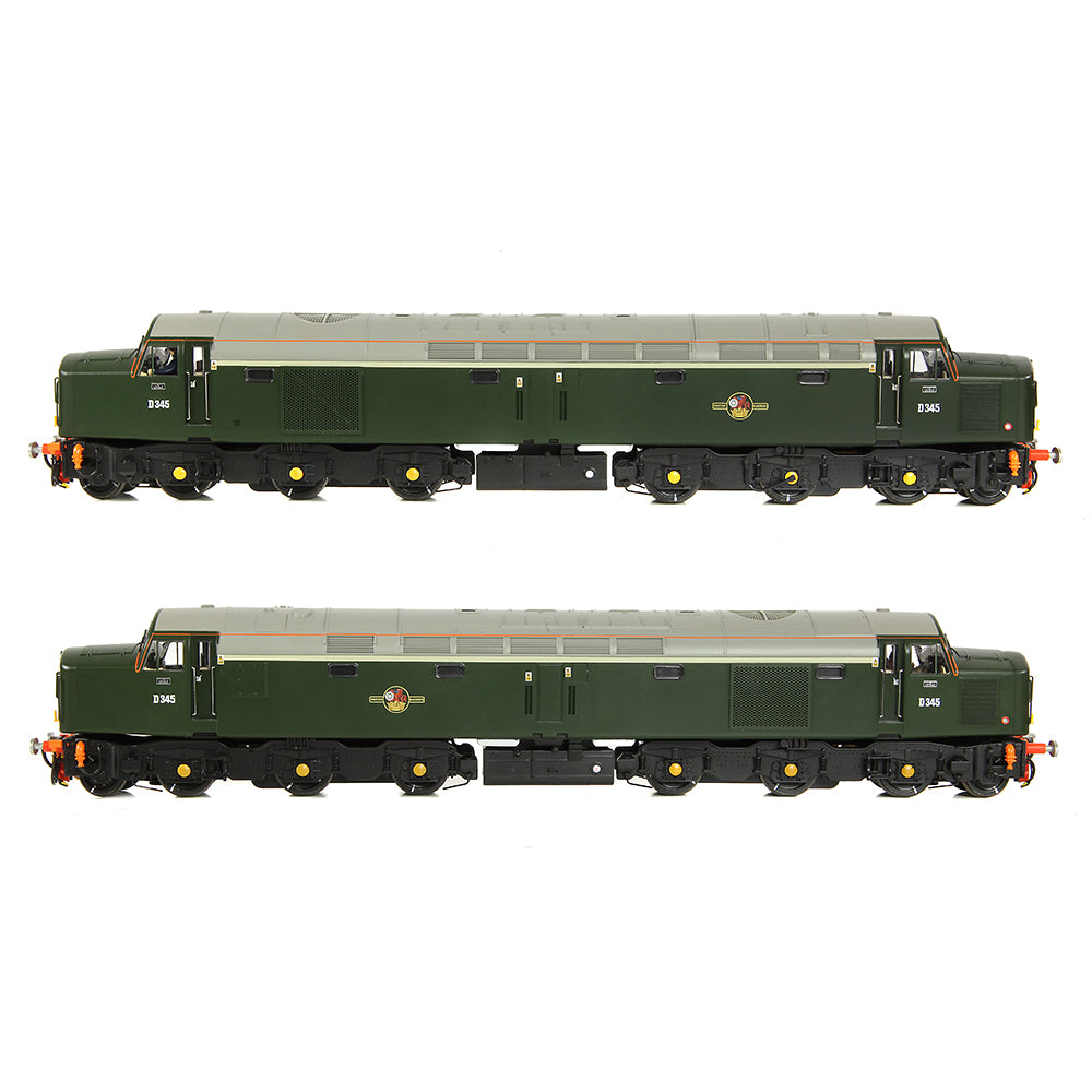 Bachmann 32-491 Class 40 Centre Headcode D345 BR Green (Small Yellow Panels), OO Gauge