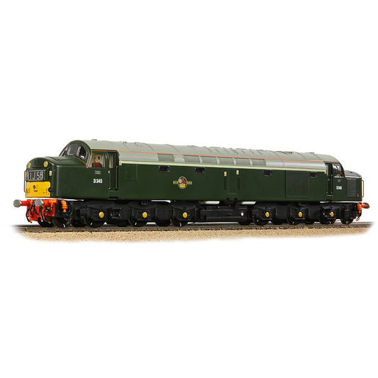 Bachmann 32-491 Class 40 Centre Headcode D345 BR Green (Small Yellow Panels), OO Gauge